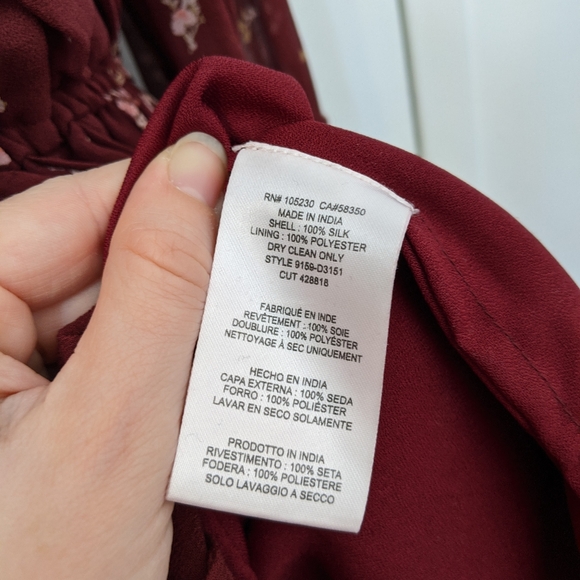 Joie silk floral print pleated dress size xs - Picture 7 of 8